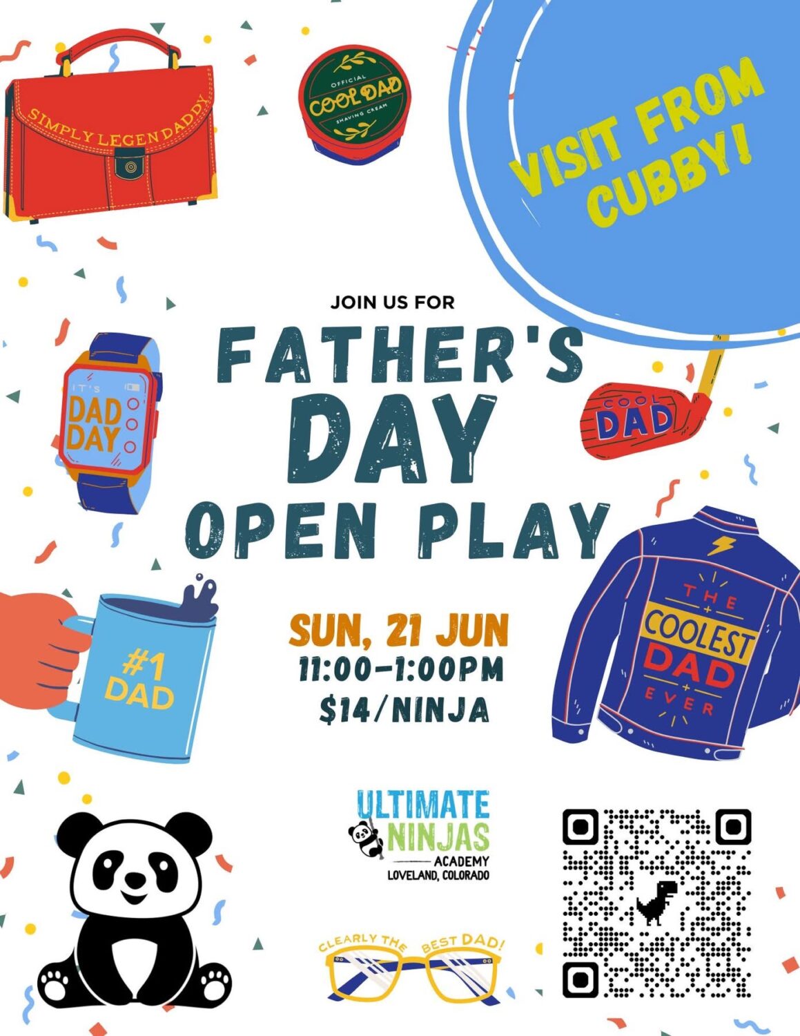 Father's Day Open Play flyer